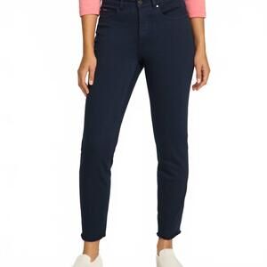 NEW FDJ women's olivia slim ankle jeans in navy